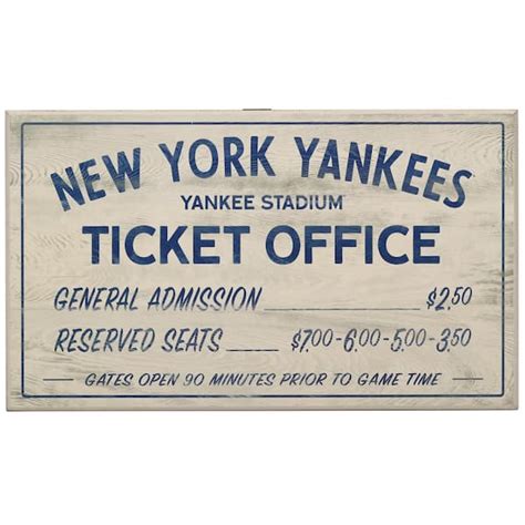 yankee ticket box office phone number